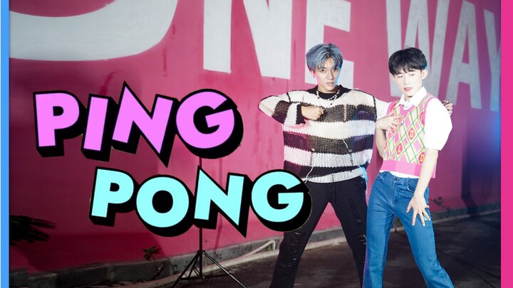 双男生版翻跳泫雅&金晓钟《PING PONG》超拽男友和他的小娇妻 CP感绝了！！
