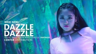 磪有情金度延竟成了组合镶边？！WEKI MEKI《DAZZLE DAZZLE》成员C位part分配视频