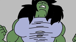 She hulk transformation animation (part-2)|Flipacalip animation@artbyarun4849