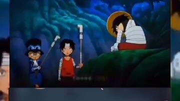 One Piece  Sad moments Ace x Luffy😭