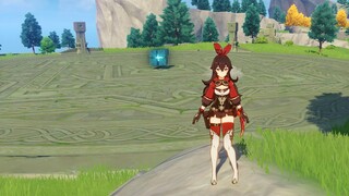 Genshin Impact: Đánh boss Phong Nguyên Bản (37) với Amber (40)