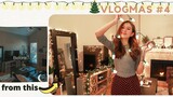 VLOGMAS - Trang Trí Nhà Dịp Giáng Sinh (long overdue Christmas decoration)