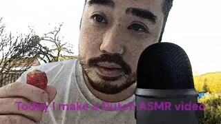 ANIMATED DUTCH ASMR - Eating Chupa Chups Strawberry Lollipop 🍭 + Dutch Triggerwords [ENG Subtitles]