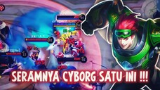 Hero Cyborg ini emang bikin musuh meriang!!!