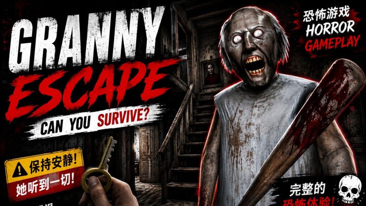Granny horror game 🎮 Viral videos #game #viral #bilibili #tranding