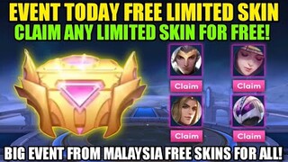 EVENT! CLAIM CHOU THUNDERFIST SKIN AND MORE LIMITED SKINS MALAYSIA TIKTOK TREATS! MOBILE LEGENDS