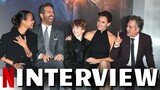 THE ADAM PROJECT - Behind The Scenes Talk With Ryan Reynolds, Mark Ruffalo & Jennifer Garner