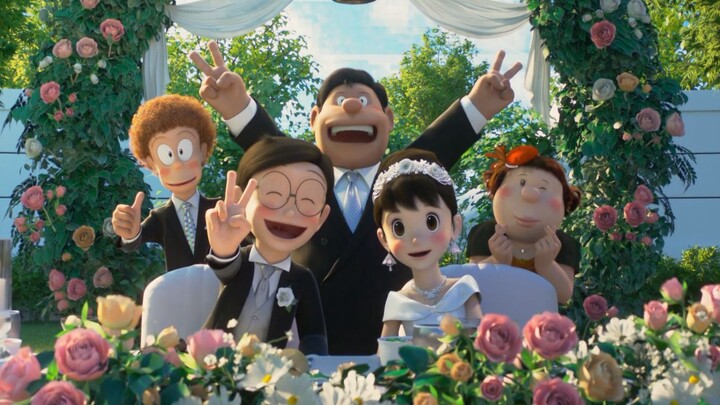 I have been looking forward to their wedding scene since I was a child, Doraemon Comes with Me 2