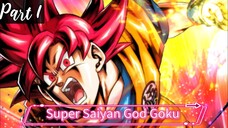 Coloring Super Saiyan God Goku 🔥 (Part 1)