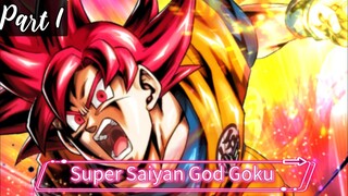 Coloring Super Saiyan God Goku π₯ (Part 1)