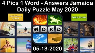 4 Pics 1 Word - Jamaica - 13 May 2020 - Daily Puzzle + Daily Bonus Puzzle - Answer - Walkthrough