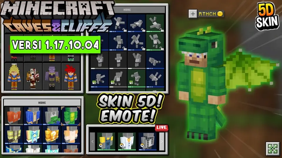 Minecraft Skin ! | Cara edit Skin MCPE JADI 4D + EMOTE KEREN! - Bilibili Minecraft Skin ! | Cara edit Skin MCPE JADI 4D + EMOTE KEREN! - Bilibili