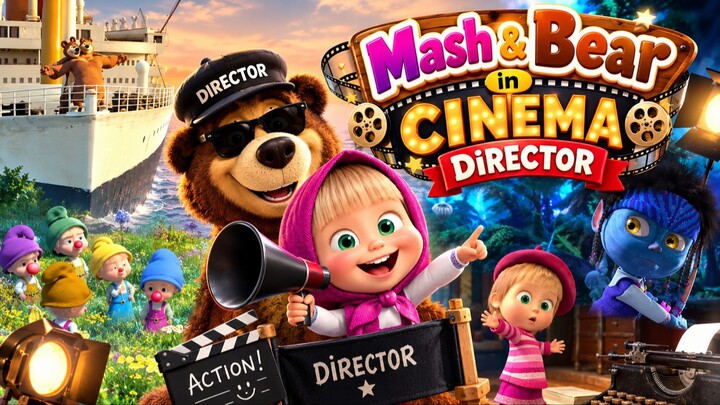 🎥 Mash & Bear: The Movie Adventure! 🍿 | Masha & the Bear Cartoon