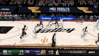 NBA 2K21 Ultra Modded Finals | Bucks vs Suns | Full GAME 2 Highlights