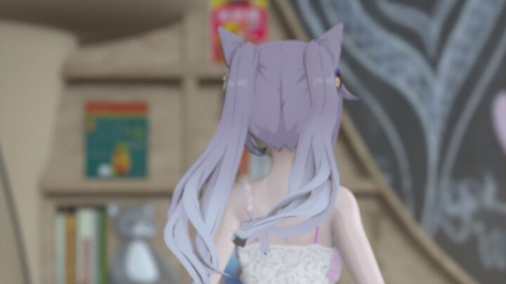 [Your smile is still the cutest MMD/fabric solution] Another classic white silk Keqing