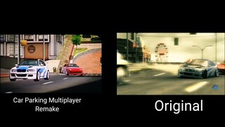 Car Parking Multiplayer, Need for Speed Most Wanted Intro Comparison