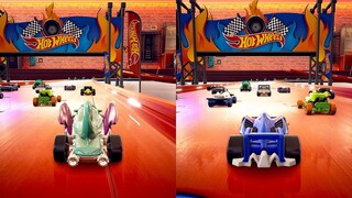 Hot Wheels Unleashed (PS5) Gameplay - Splitscreen Multiplayer Mode