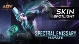 Hayate Spectral Emissary Skin Spotlight - Garena AOV (Arena of Valor)