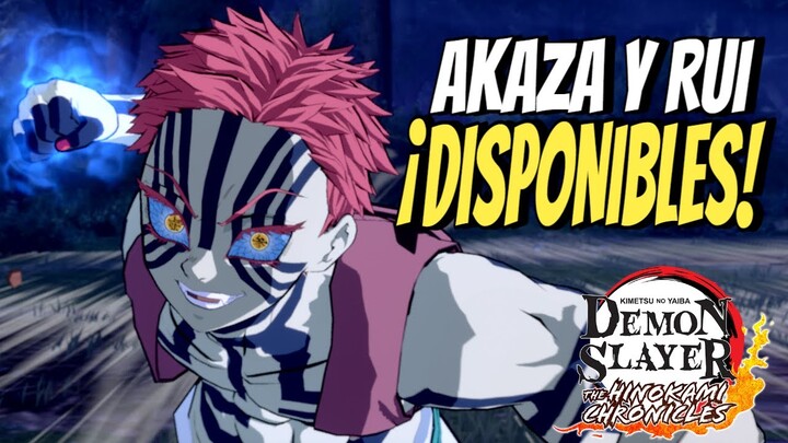 ¡FINALMENTE! - ¡¡DISPONIBLE UPDATE con RUI y AKAZA!! | KIMETSU NO YAIBA THE HINOKAMI CHRONICLES