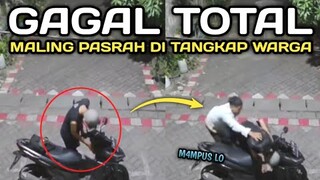 Terciduk || Maling ini Gagal Total Karena DiTangkap Warga Lewat Belakang || curanmor Terbaru 2023