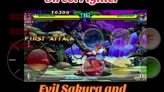 Marvel Superheroes vs Street Fighter : Evil Sakura Kasugano and Akuma vs Sakura Kasugano and Dan Hib