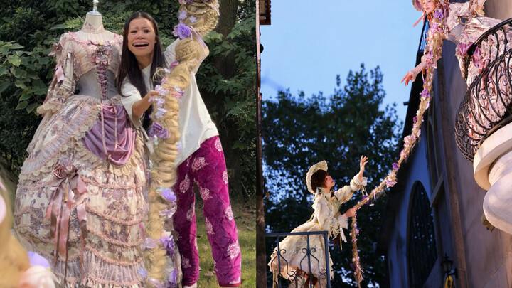 شعر مستعار بطول 3 أمتار، وعروس مزينة بعشرات الآلاف من الزهور، يا رفاق في عالم الـLO، أنتم حقًا كافون