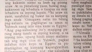 Pang Araw Araw na Talata.               Exodus 13:3-10