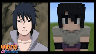 Minecraft | Sasuke Uchiha Skin Statue | Naruto Shippuden