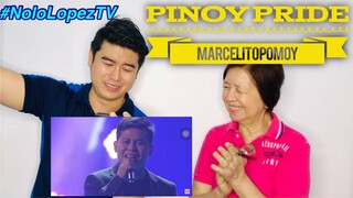 GOOSEBUMPS Marcelito Pomoy DUAL VOICES | The Prayer | AGT CHAMPIONS | NoLo Reacts w/ 73 yr old Mom