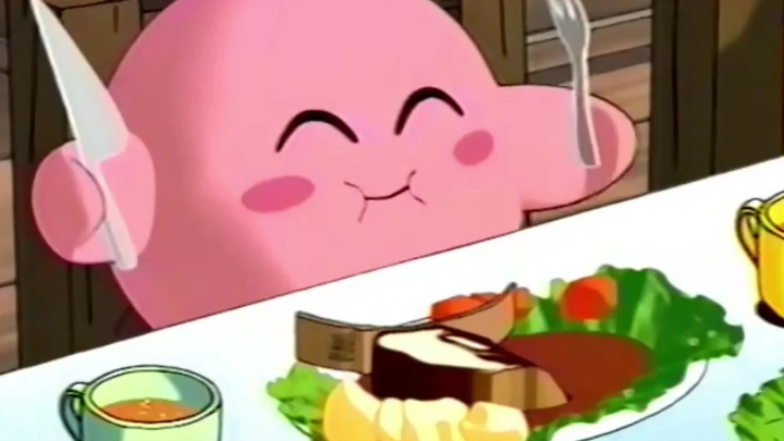 Baby Kirby makan ratusan kali