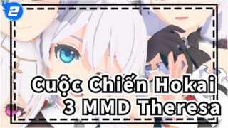 [Cuộc Chiến Hokai 3 MMD] Bộ đồ đáng yêu / Cận cảnh Theresa / Kiana / Mei Bronya / Seele_A2