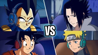 VEGETA VS SASUKE (GOKU, NARUTO, TRUNKS Y GAARA) EN JUMP FORCE (GAMEPLAY) | FactyKilian