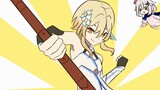 [Viết tay Genshin Impact] Khi lữ khách không thể rút được vũ khí đặc biệt của Thần Sấm