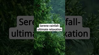Serene rainfall for ultimate relaxation #shorts