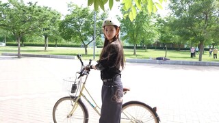 [ID SUB][Ae to Z] Yoo (Jimin) Quiz on the Han River? | Karina's Crazy Bike Lessons🚴