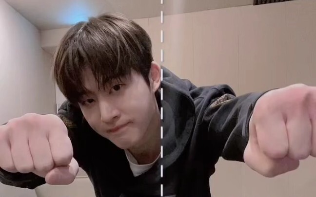 Kim Hanbin's weird tiktok①, this is a stupid beauty (bushi