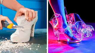 TỰ LÀM GIÀY TUYỆT ĐẸP || Cách Nâng Cấp Giày