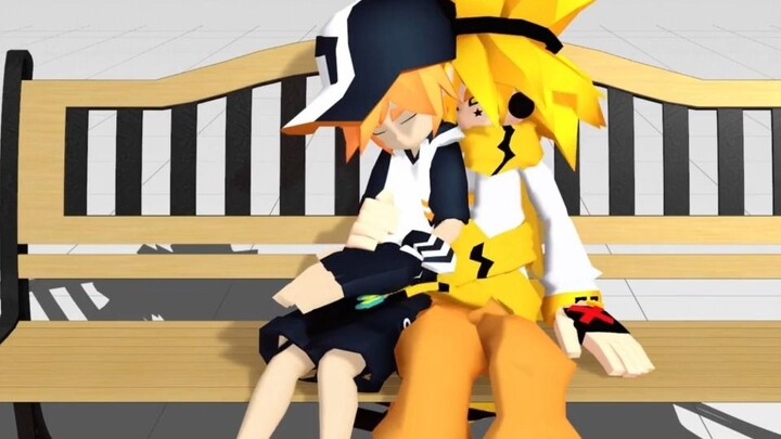 [MMD โลกเว้า-นูน] วันนี้ในที่สุดเจียเจียก็กอดจินจิน (′#`) [สามเหลี่ยมทองคำรุ่ยเจีย]