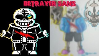 How To Draw Betrayer Sans UNDERTALE Cách Vẽ Sans  Kẻ Phản Bội