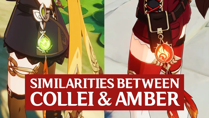 ความคล้ายคลึงกันระหว่างคอลเลย์กับแอมเบอร์ Genshin Impact 30