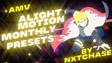 alight motion presets | january