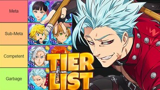 BEST Heroes TIER LIST (4th Anniversary Edition) | Seven Deadly Sins: Grand Cross