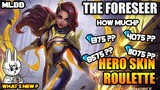 HOW MUCH IS ESMERALDA'S HERO SKIN? THE FORESEER - HEROES ROULETTE EVENT - MLBB WHAT’S NEW? VOL. 103