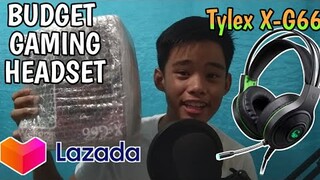 MOST AFFORDABLE GAMING HEADSET IN LAZADA | TYLEX X-G66