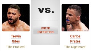 Trevin Giles VS Carlos Prates | UFC Fight Night Preview & Picks | Pinoy Silent Picks