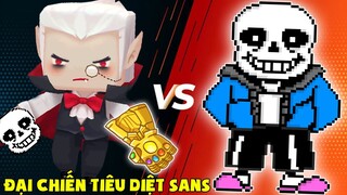 MINI GAME : ĐẠI CHIẾN TIÊU DIỆT SANS ** THỬ THÁCH NOOB CÓ GĂNG TAY VÔ CỰC TỪ SANS TRONG MINI WORLD ?