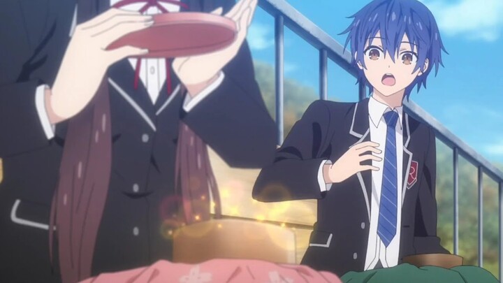 Shido and Kurumi are competing with their food || Date A Live IV funny moment