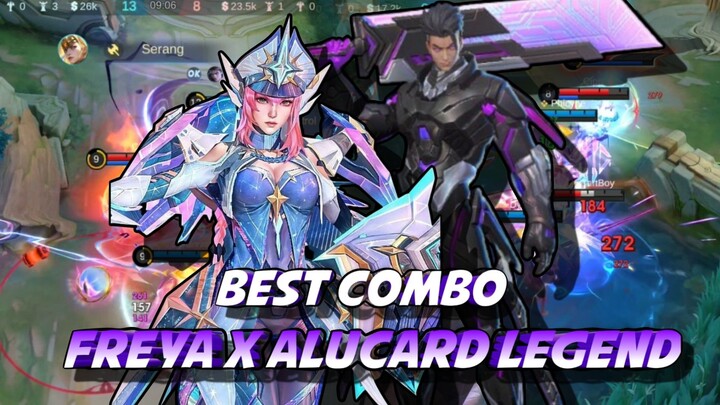 BEST COMBO DUA HERO PENEROBOS TURET ! || HIGHLIGHT FREYA X ALUCARD - MLBB