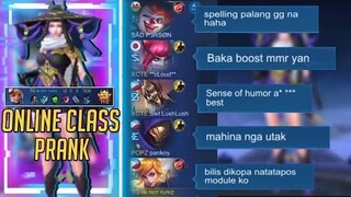 MISS MY PRANK?? ONLINE CLASS PRANK LT🤣 HAHAHA | MLBB