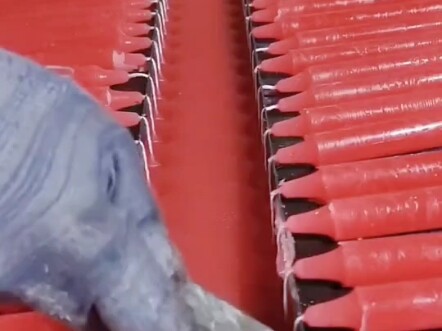 عملية إنتاج الشموع